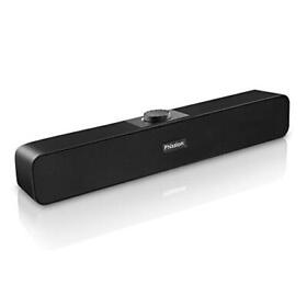Usb Powered Surround Sound Bar Speakers For Computer Desktop Laptop Black