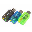 Usg45553 Usb Sound Card External Channel Mic Speaker Virtual Audio Adapter