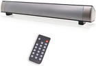 Wireless Wired Home Theater Sound Bar For Smart Tv Roku Music Speaker 15inch