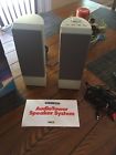 Wo-spkr1a Nec Model Tall Computer Desk Speakers Excellent Condition