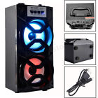 Wzv481825 Bluetooth Wireless Led Loud Speaker Karaoke Outdoor Protable Usb Tf