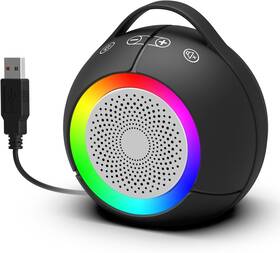 Xkx96bbu Xkx Usb Computer Speakers For Desktop Pc Portable Plug-n-play 8 Watt Black