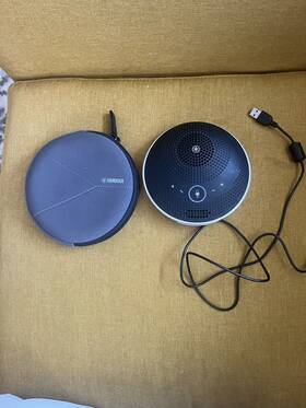 10-yvc200-b Yamaha Yvc-200 Portable Usb And Bluetooth Conference Speakerphone Black