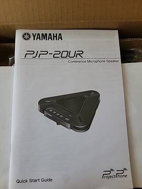 Pjp-20ur Yamaha Confrence Sound System With Original Box