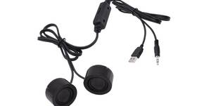 Yr-124 Yarchonn Usb-powered Mini Pc Speakers With 3.5mm Stereo And Volume