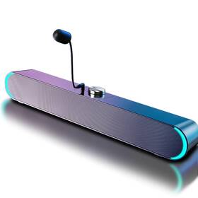 Ymg 762730323704 Computer Speakers For Desktop Pc Wired Usb Powered Soundbar With Blue Tooth