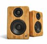Yu2bamboo-b Kanto Bamboo Powered Desktop Speakers Open Box 645759442703