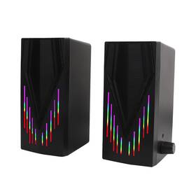 Yxhdz Yxhdz- Dn 6012 Computer Speakers For Desktop Pc With Colorful Rgb Light Inch