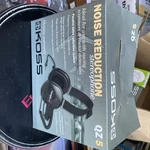 Koss Noise Reduction Stereo Headphones With Volume Control Black. Fixed Price $50.00.