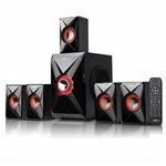 Befree Sound 5.1 Channel Bluetooth Surround Speaker System In Orange. Fixed Price $121.99.