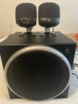Logitech Z-340 Computer Subwoofer And Speaker System. Two Satellite. Fixed Price $40.00.