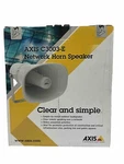 Axis C3003-E Network Horn Speaker Poe Surveillance Audio New Factory Sealed. Fixed Price $629.95.