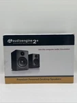Audioengine A2+ Black Wired Desktop Speakers Plus W/ Power Supply. Fixed Price $149.95.