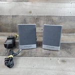 Harman Kardon Computer Entry Satellite Speakers HP5187-2105 W/power Cord Vg. Fixed Price $18.00.