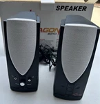 Vintage Dragon Soyo 180W Ac-powered Multimedia Computer Speakers, 3.5MM. Fixed Price $24.95.