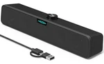 Soundbar Usb Plugin Wired External Speakers For Desktop Laptop Mac Rgb Gaming H. Fixed Price $33.95.