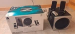 Logitech Z-2300 Computer Speakers. Fixed Price $104.00.