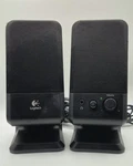 Logitech R-20 Wired Speakers Pair 4-PIN And 3.5MM Multimedia Tested. Fixed Price $17.99.