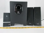 Logitech X-240 Piece Speakers Set Computer Laptop 4" Subwoofer M/N:S-0285A Gs. Fixed Price $59.99.