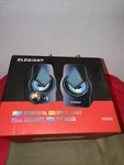 Elegiant Speaker Usb Pawerful Colorful Light Dual Chanel. Fixed Price $34.95.