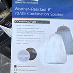 Speco Technologies Weatherproof 6" Oval Speaker SP6PTW White 32W 8 Ohm Wired. Fixed Price $25.00.