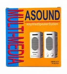Vintage Asound AS-898 Powered Speakers 180W Pc Multimedia 3.5MM New Box. Fixed Price $35.99.