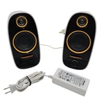 Philips SPA7210/17 Multimedia Computer Speaker System Complete Tested & Working. Fixed Price $28.45.
