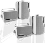 Herdio Outdoor Speakers Bluetooth Pack 400W Waterproof Powerful Bass White. Fixed Price $101.26.