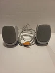 Pair Of Polk Audio Computer Speakers 000M3A2-0, Tested & Works. Fixed Price $7.99.