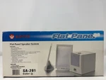 Vintage Kinyo SA-201 Flat Panel Multimedia Speaker System With Subwoofer Nos. Fixed Price $49.87.