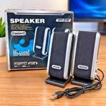 HY-218 Usb Computer Stereo Desktop Laptop Mini Set Open Box New. Fixed Price $12.99.