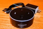 Amazon Echo Dot RS03QR (2ND Generation) Smart Speaker-black W/ Adapter Works. Fixed Price $16.71.