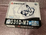 Biostar G31D-M7 Vintage Motherboard Socket 775 Nib Complete!. Fixed Price $67.22.