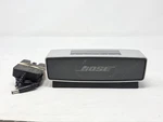 Bose Soundlink Mini Bluetooth Speaker Silver W/ Base Oem Charg Cord. Fixed Price $69.00.