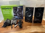 Insignia Stereo Computer Speakers NS-PCS40. Fixed Price $30.00.