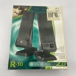 Logitech R-10 Speakers 2.0 New In Box Nib. Fixed Price $21.83.