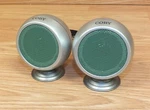 Coby (CS-P14) Silver Personal Mini 2.0 System Stereo Speakers **read**. Fixed Price $45.08.