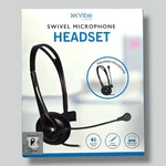 New Vibe 3.5MM Plug-in Mono Headset With Swivel Microphone. Fixed Price $9.99.