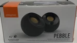 Creative Pebble 2.0 Usb Powered Desktop Speakers, Passive Radiator, Black. Fixed Price $19.99.