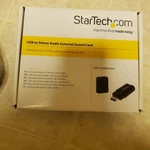 Startech To Stereo External Sound Card Icusbaudiob. Fixed Price $30.00.