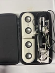Logitech MM22 Portable Speakers Retro With Case. Fixed Price $24.99.