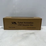 Cyber Acoustics Usb Speaker Bar CA-2890 Stereo Powered New. Fixed Price $20.62.