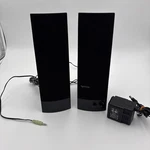 Infinity Desktop Computer Speakers Set Of 2 - 3W Black Tested And Working. Fixed Price $30.00.