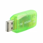 Usb 2.0 Sound Card External 5.1 Channel 3D Mic Speaker Virtual Audio Pc Adapter. Fixed Price $10.99.