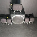 Logitech Z-640 5.1 Surround Speaker System Subwoofer Tested. Fixed Price $146.23.