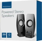 Insignia NS-PCS219 Powered Stereo Speakers. Fixed Price $9.99.