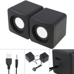 Mini Usb Power Wired Computer Speakers Stereo 3.5MM Jack For Desktop Pc Laptop. Fixed Price $8.99.