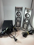 Tested And Working- Philips MMS321/17 2.0 C Wired Bass Speakers.. Fixed Price $50.00.