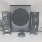 Gigaware 40-287 2.1 Computer Speakers W/ Subwoofer Headphone Jack Aux Tested. Fixed Price $19.99.