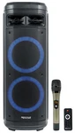 Rockville Go Party ZR10 Dual 10" Portable Wireless Led Bluetooth Speaker+uhf Mic. Fixed Price $209.95.